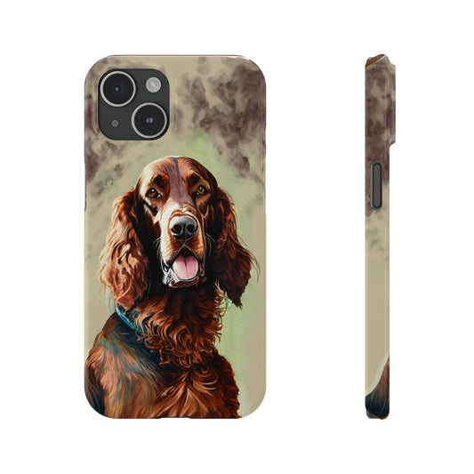 Elegance Unleashed: Jimmy Reefs Irish Setter Slim Phone Cases