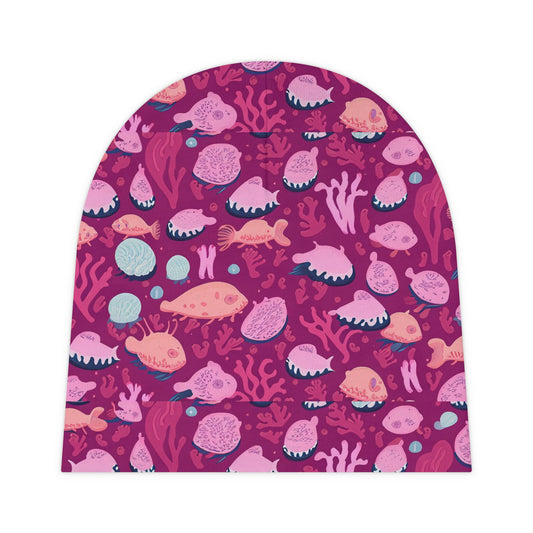 Ocean Breeze Baby Beanie: Coral Kingdom Edition