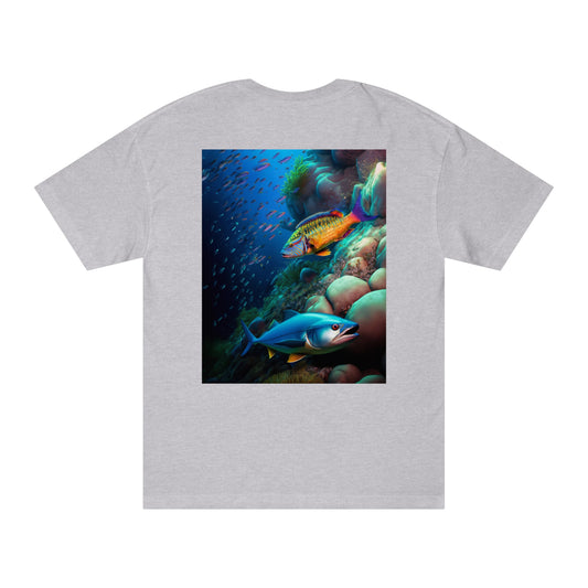 Ocean Harmony: Jimmy Reefs Unisex Classic Tee