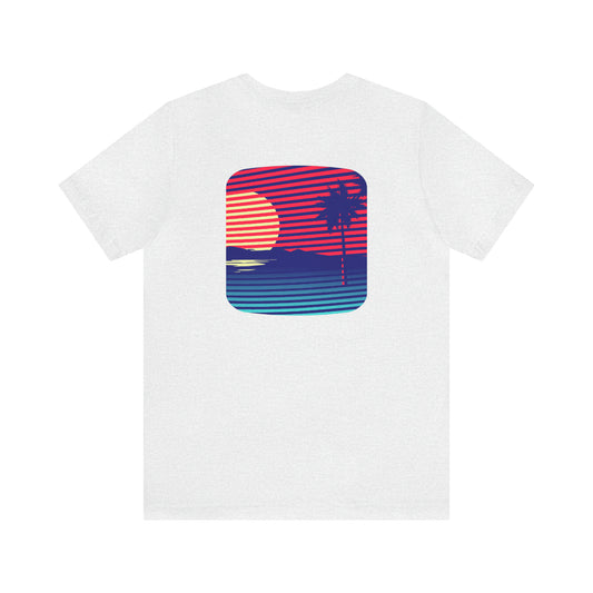 Timeless Beach Bliss: Vintage Graphic Collection Short Sleeve Tee